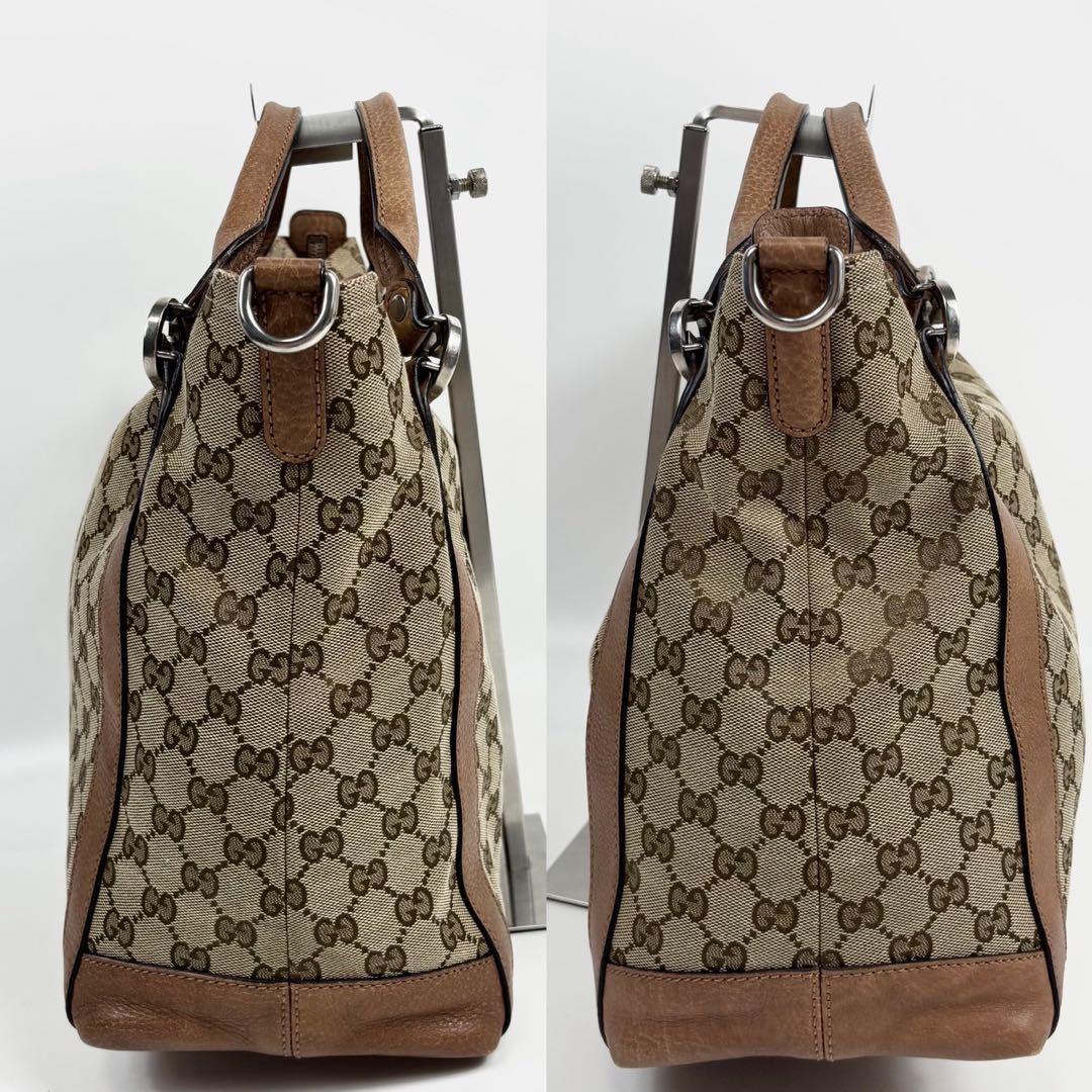 廃盤　GUCCI グッチ ミスGG キャンバス A4 2way バッグ