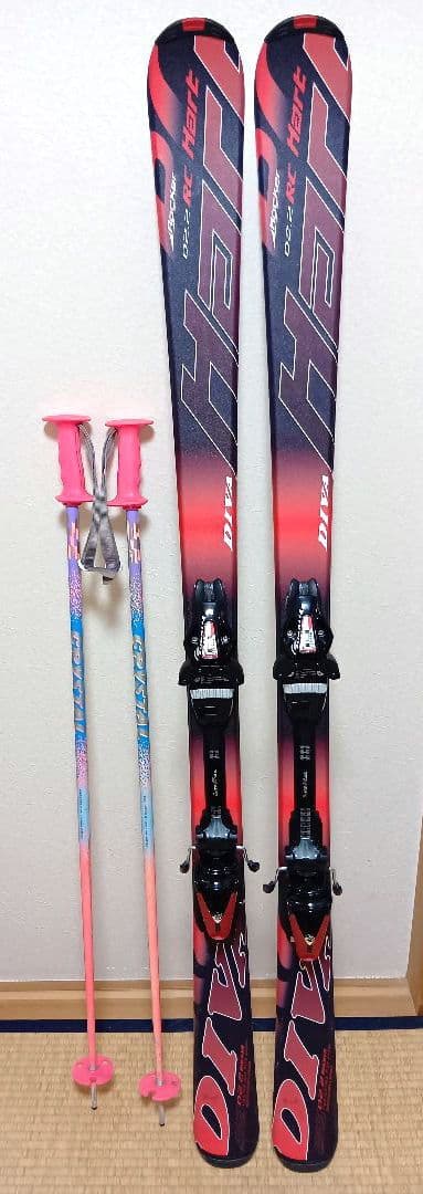 Hart ハート DIVA ロッカースキー+ビンディング+ストック セット