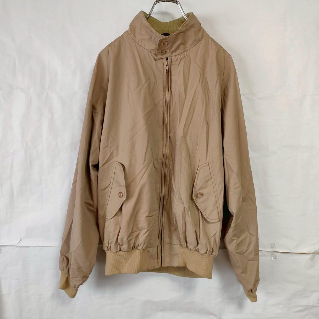 BARACUTA バラクータ　ブルゾン　ジャンパー　アウター　無地　ベージュ　L