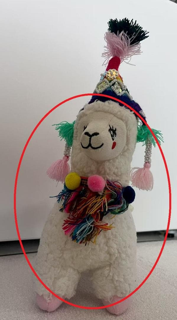 手作り アルパカ ぬいぐるみ　（ペルー製）