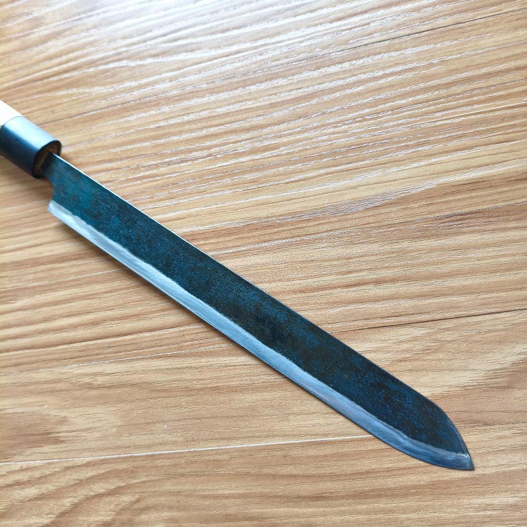 【鰹包丁】カツオ専用庖丁 黒打