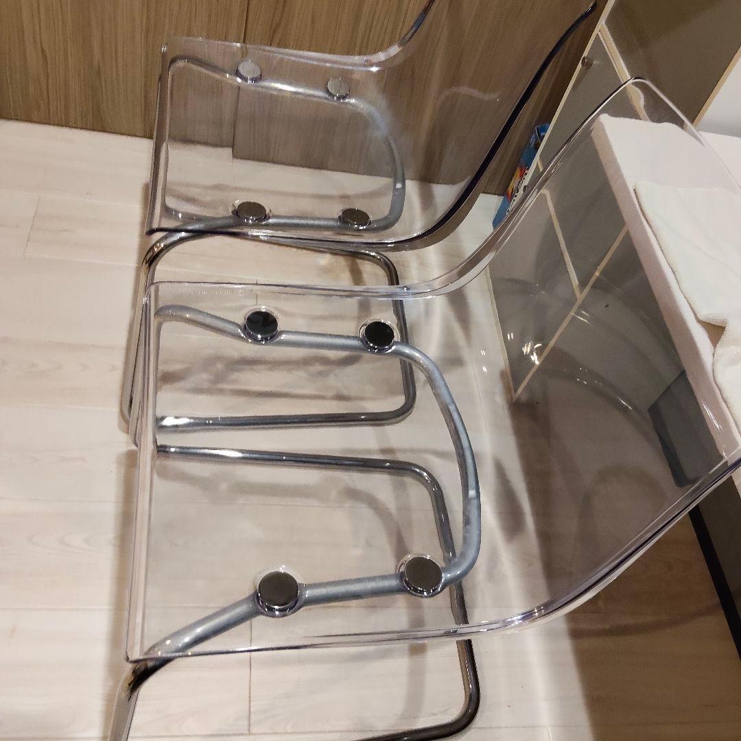 IKEA イケア⭐️TOBIAS トービアス 透明チェア　2脚