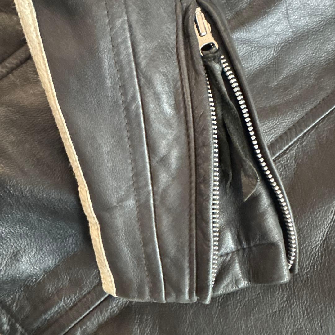 即購入ok！Schott ブラック レザージャケット シングルライダース