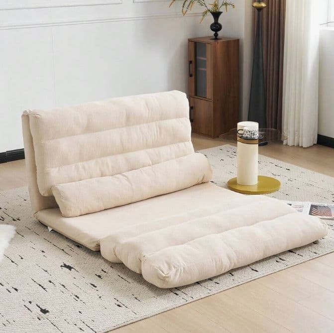 3WAY ソファベッド 2 人掛け 6 段階リクライニング 組立不要