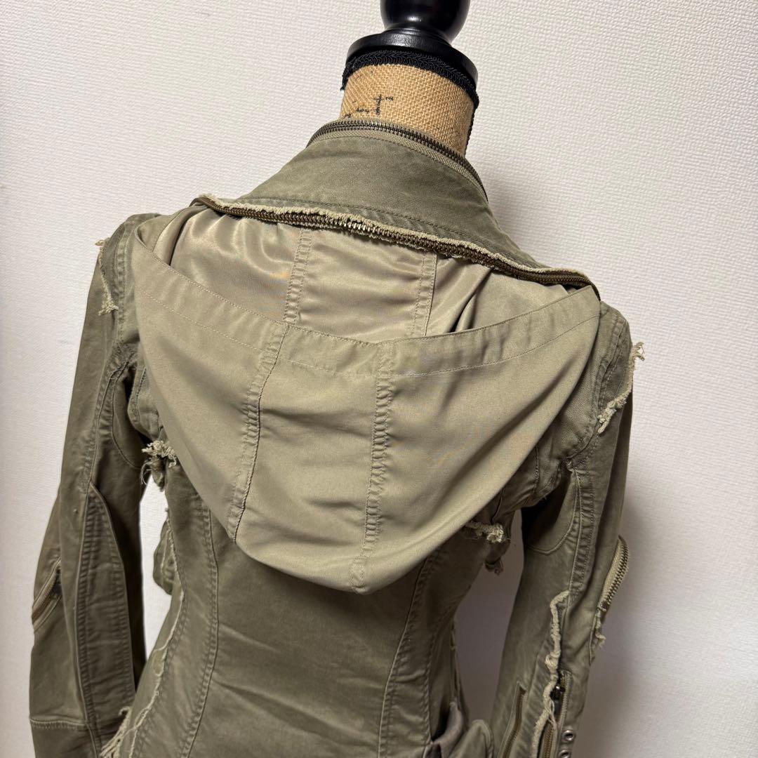 y2k 00s 平成 ギミック ミリタリージャケット