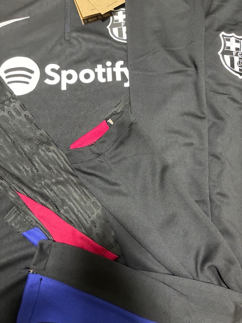 新品 FC Barcelona ジャージ上下セットS