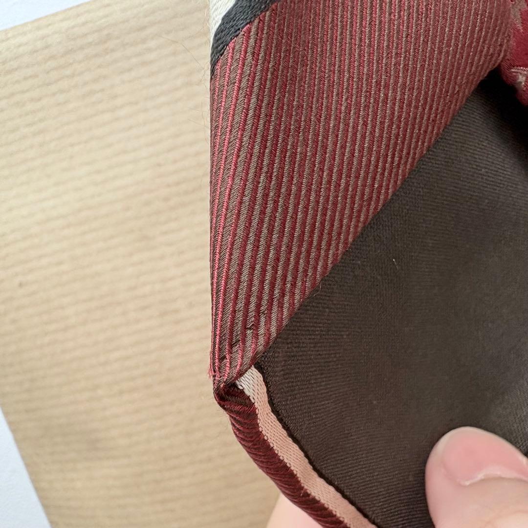 Louis Vuitton ボルドー シルク ネクタイ