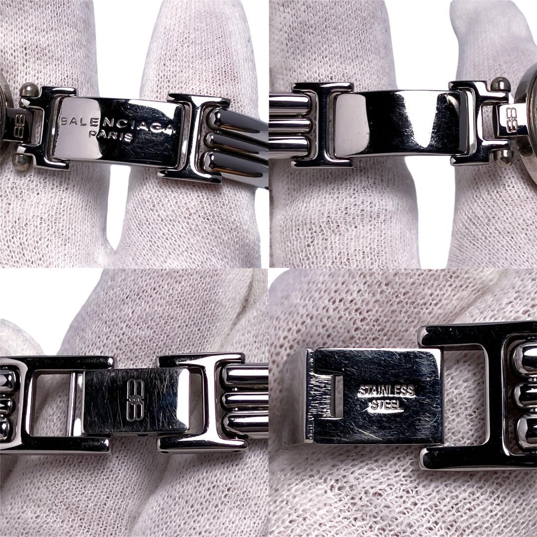 【新品電池/稼働】バレンシアガ 12Pダイヤ 腕時計 ストーンベゼル レディース