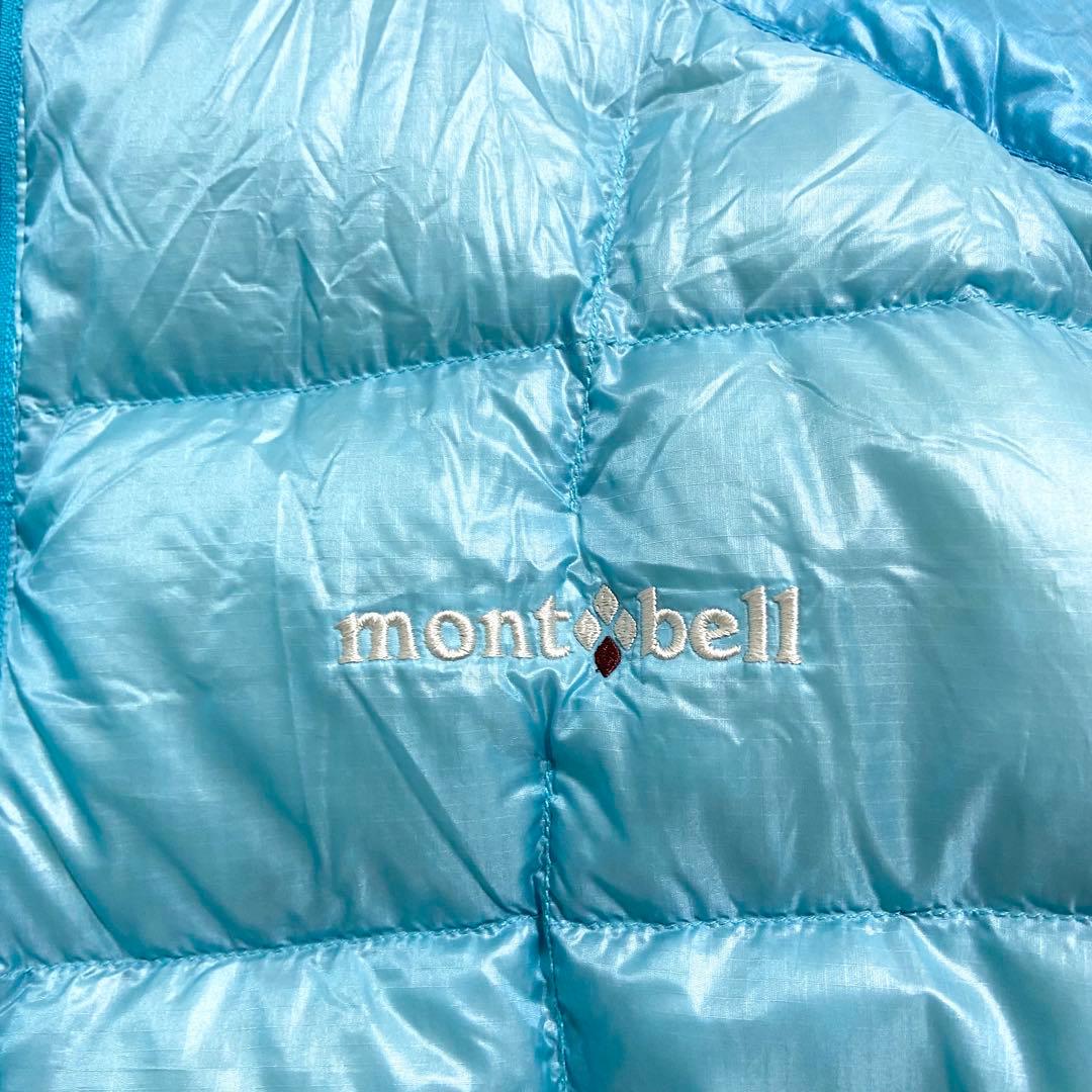 モンベル スペリオダウンパーカ ジャケット レディースM ブルー 水色