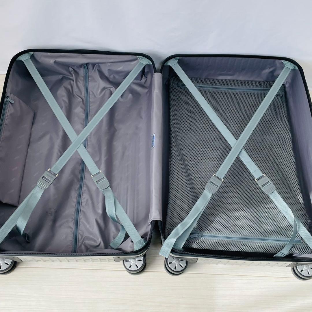 極美品　リモワ　サルサ　82L 4輪　グレー　シルバー　廃盤