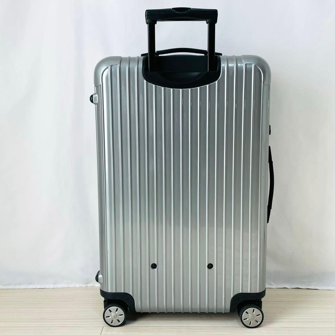 極美品　リモワ　サルサ　82L 4輪　グレー　シルバー　廃盤