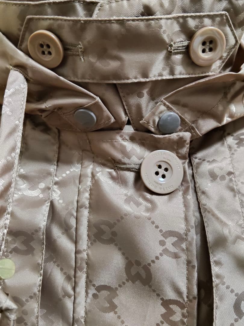 mila schon【ミラ・ショーン】トレンチコート兼レインコート(Ｍ〜Ｌ)新作