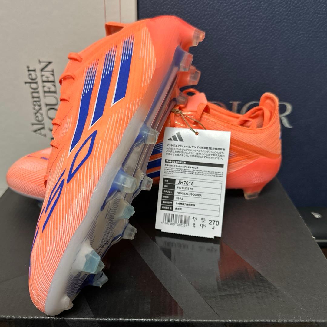 アディダス　F50エリート　FG オレンジ《海外限定カラー》