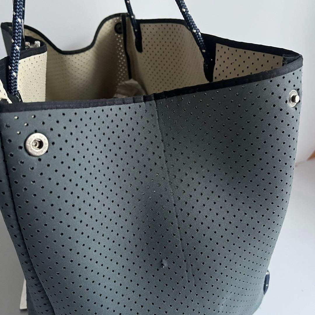 ✨美品✨　STATE OF ESCAPE トートバッグ　ポーチ付き　グレー