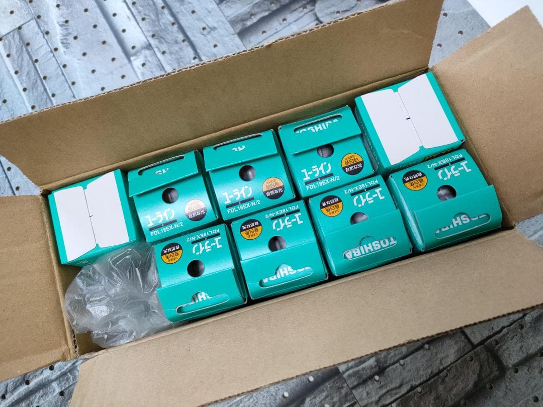 東芝TOSHIBA ユーラインFDL18EX-N/2 18W 7個セット