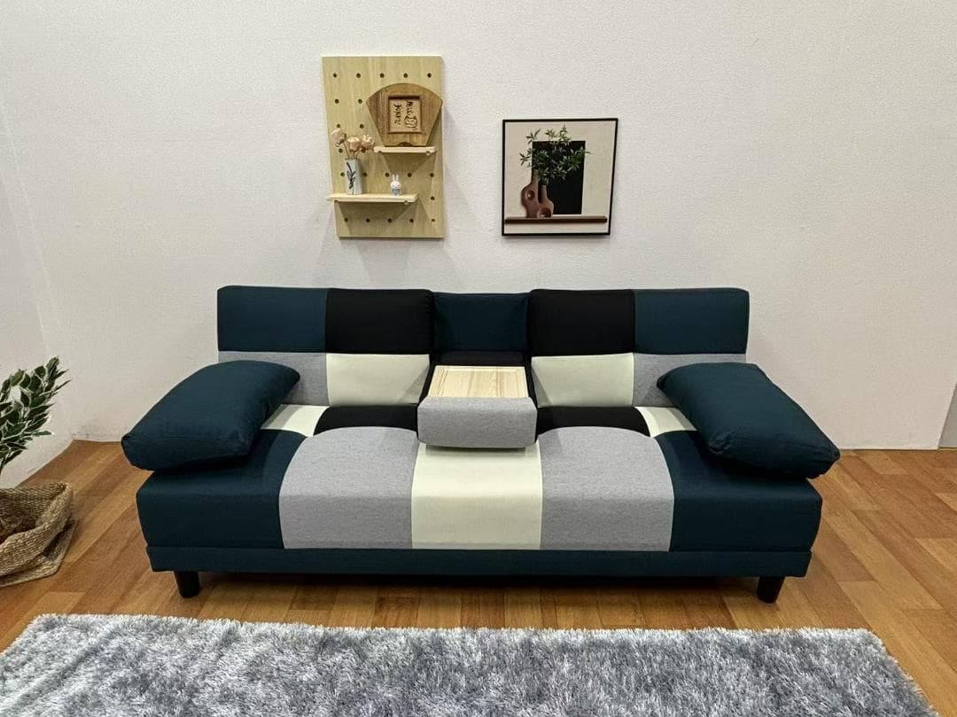 新品 ソファー ソファ ソファーベッド おしゃれ 幅180cm テーブル付き