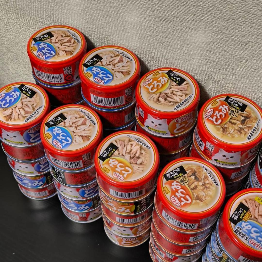 CIAO とろみ 猫缶 8種 各11缶 合計88缶 キャットフード