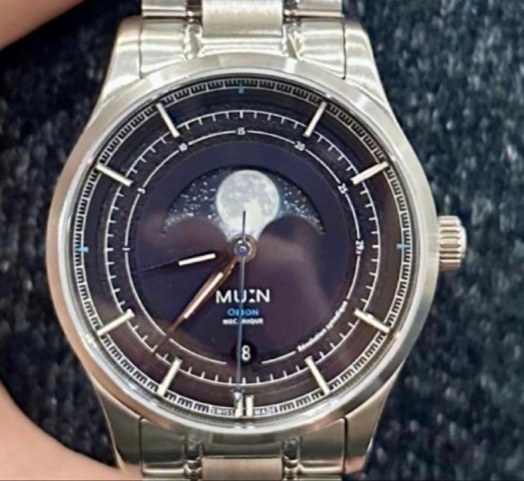 MU:N Watches ORION 手巻き腕時計　ムーンフェイズ　希少