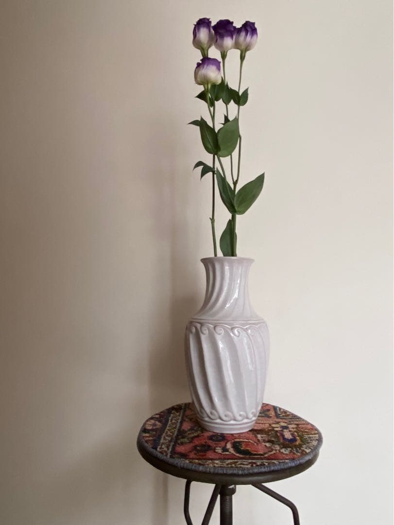 ドイツ アンティーク ビンテージ 花瓶 フラワーベース デッドストック 美品②