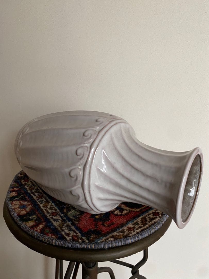 ドイツ アンティーク ビンテージ 花瓶 フラワーベース デッドストック 美品②