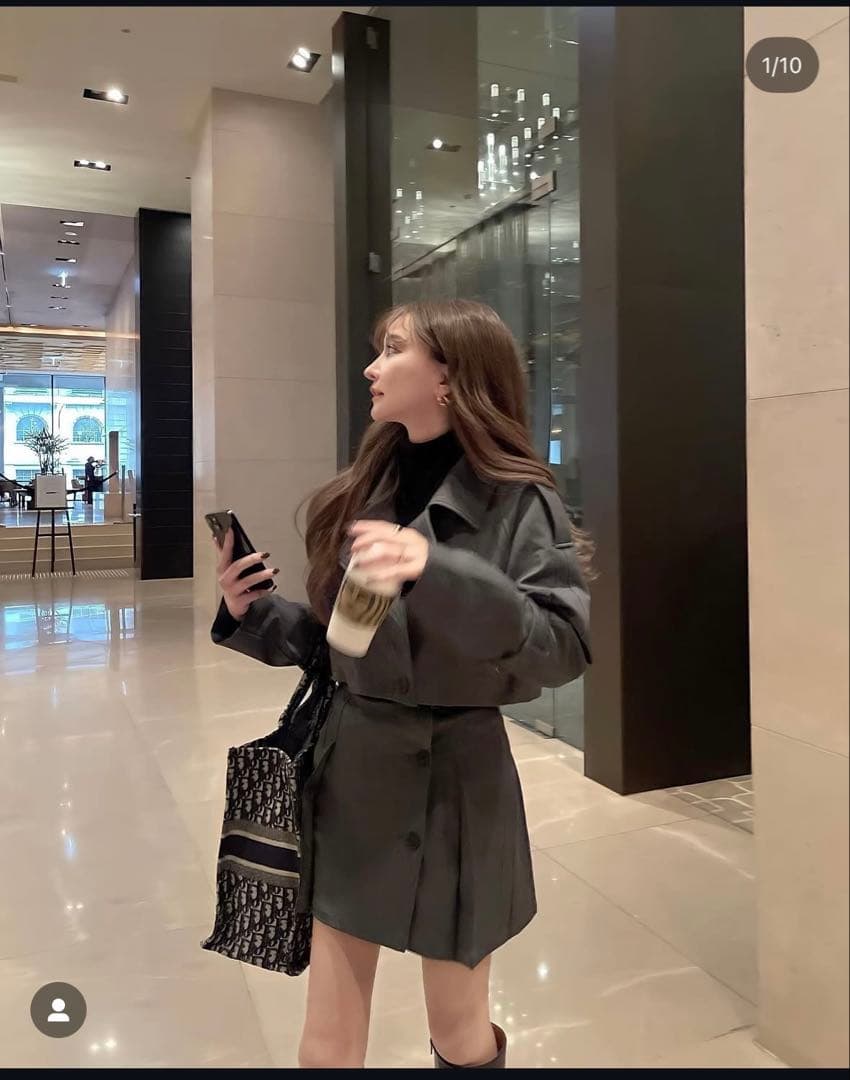 MAVIMOON ショートトレンチセットアップ　マビームーン　THETOE