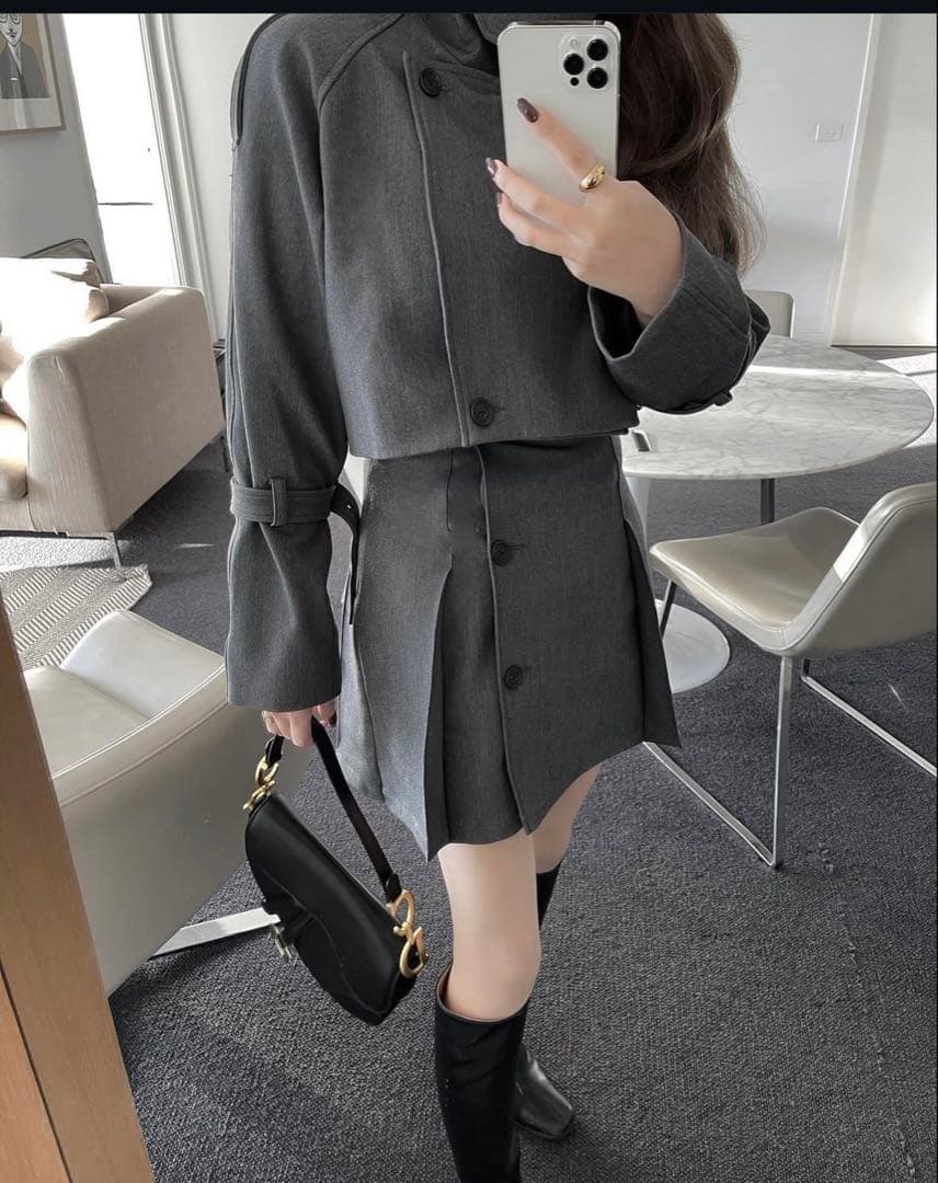 MAVIMOON ショートトレンチセットアップ　マビームーン　THETOE