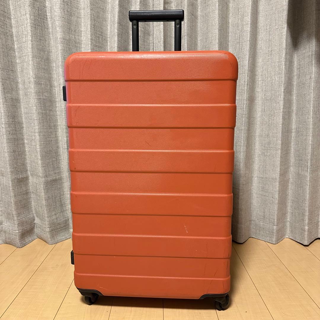 無印良品　キャリーケース　60L オレンジ系　大容量