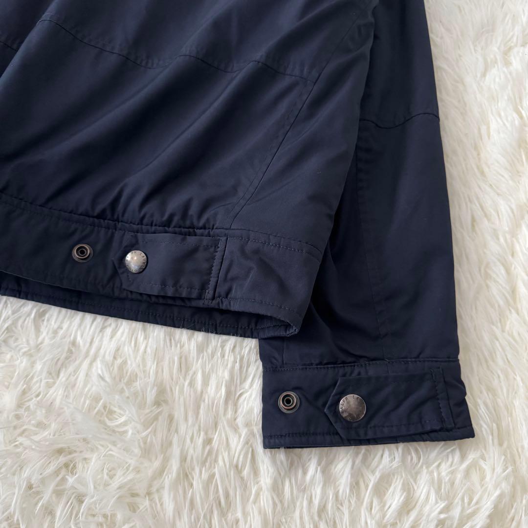 ポロバイラルフローレン 中綿ブルゾン メンズ L サイズ ポニー刺繍 フード欠損