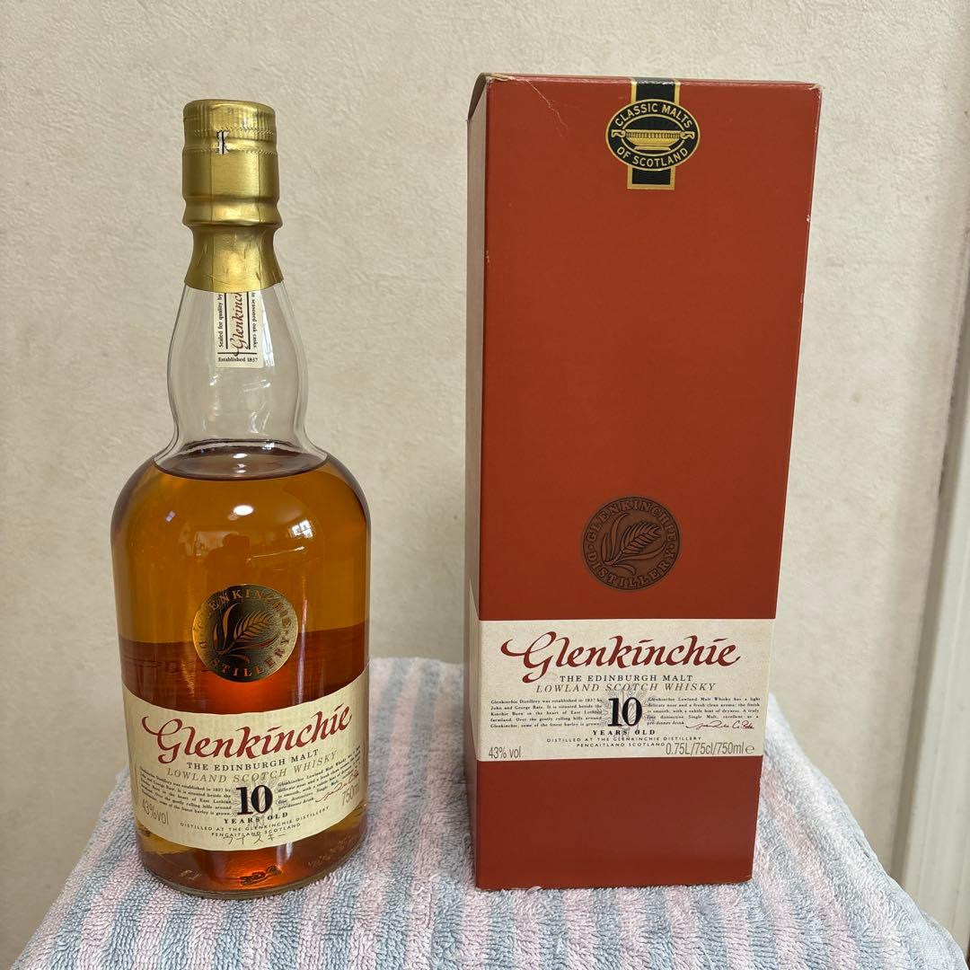 [値下げ❗️お正月セール]グレンキンチー10年 旧ボトル終売品 43%750ml
