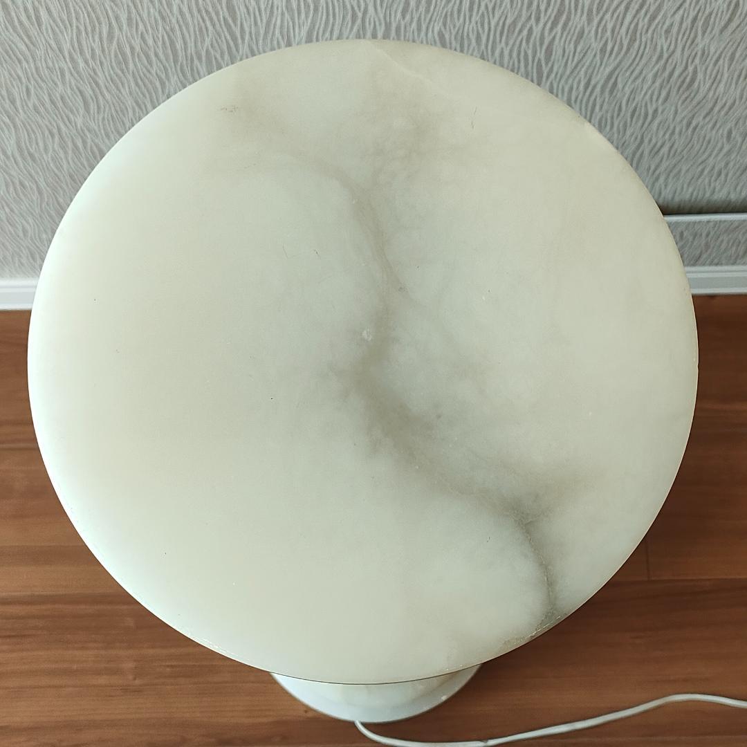 アンティーク　大理石　ランプベース　花台　間接照明