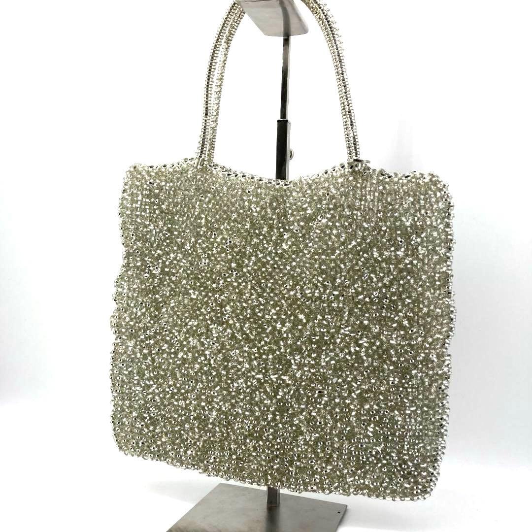 16486✨美品✨アンテプリマ シルバー ワイヤーバッグ トートバッグ