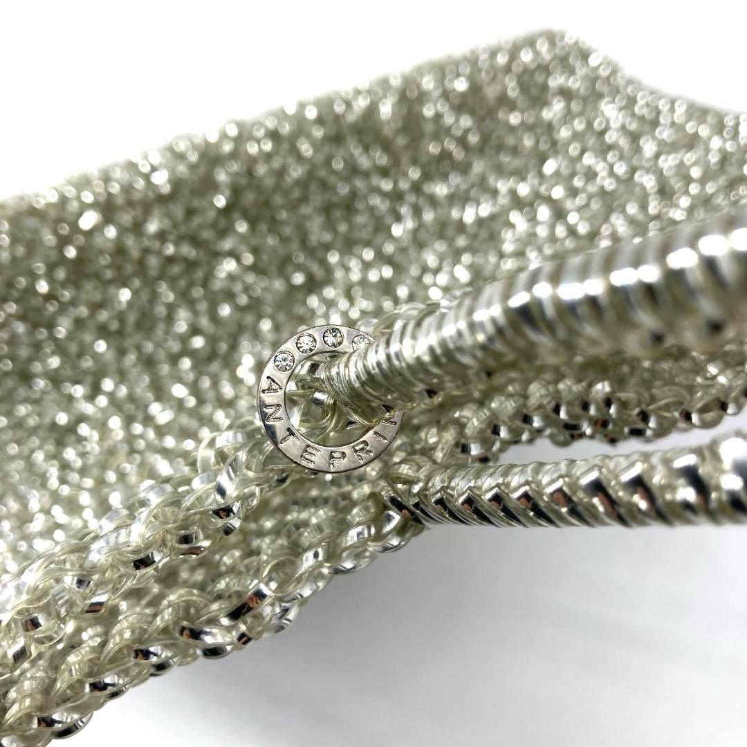 16486✨美品✨アンテプリマ シルバー ワイヤーバッグ トートバッグ