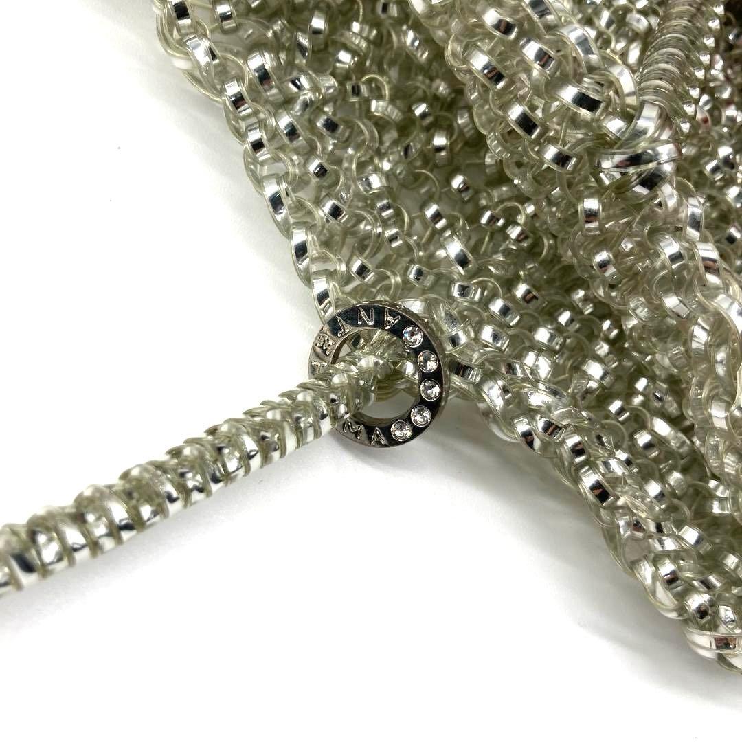 16486✨美品✨アンテプリマ シルバー ワイヤーバッグ トートバッグ