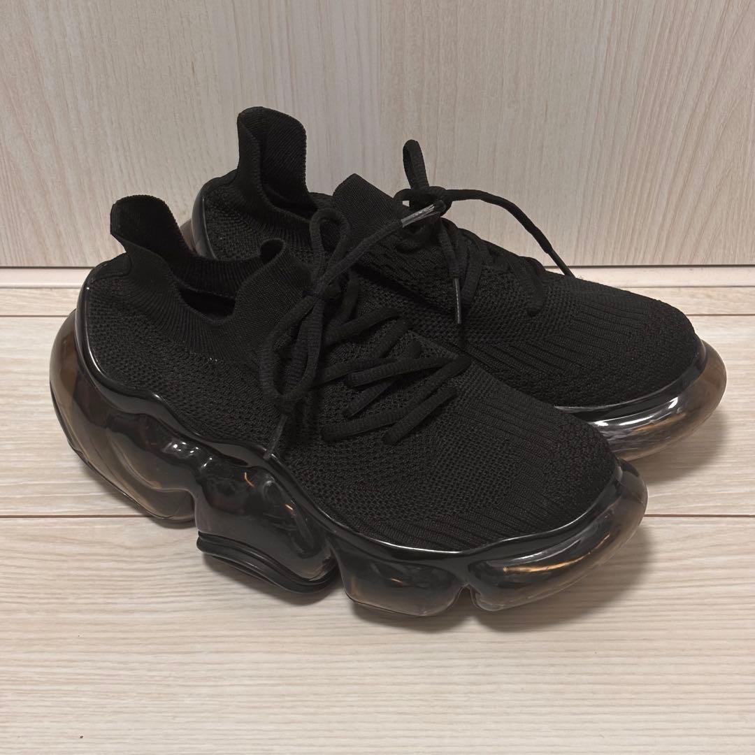 靴 grounds MOOPIE BLACK 24cm