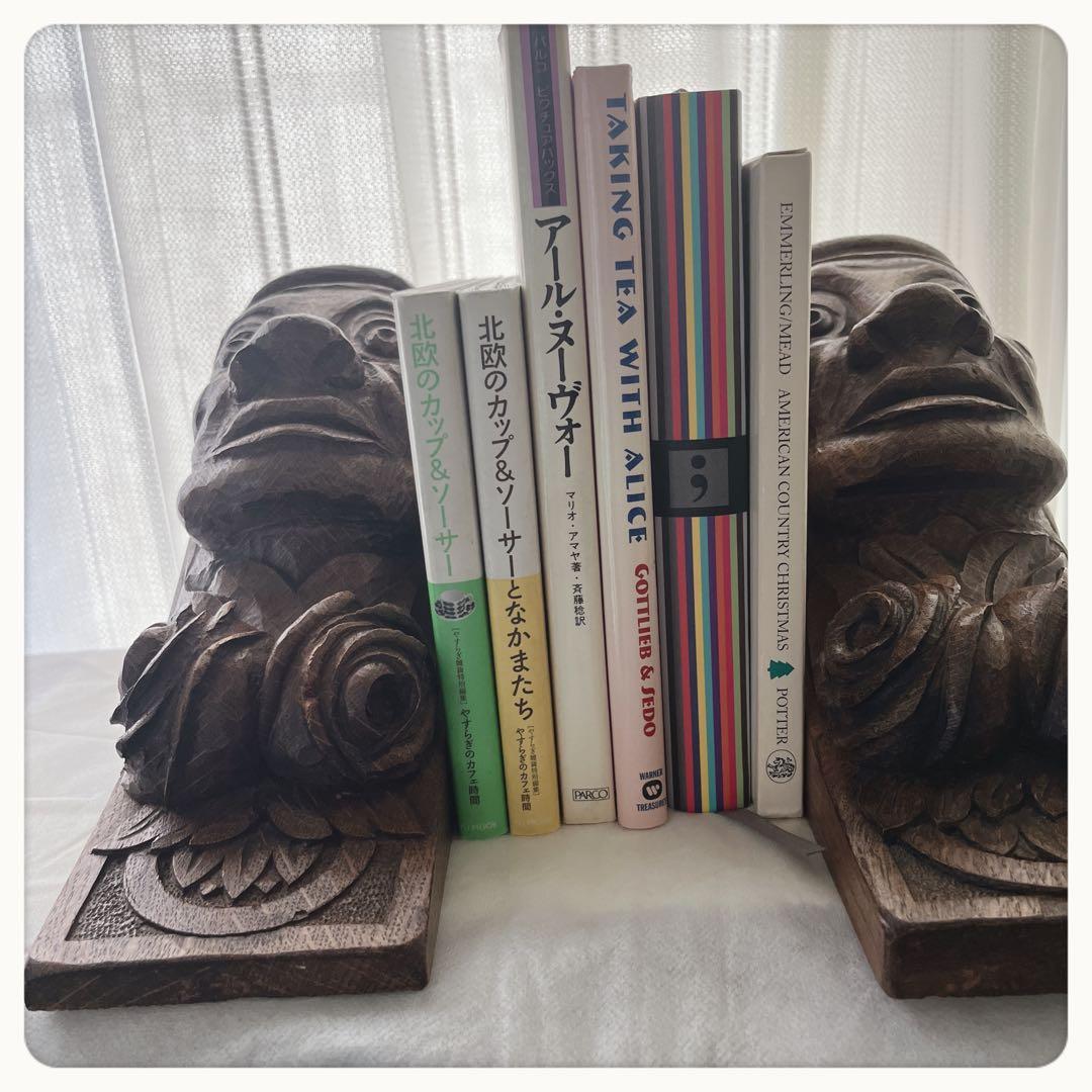 オランダ　Castle Furniture オーク手彫りコーベル　2個セット