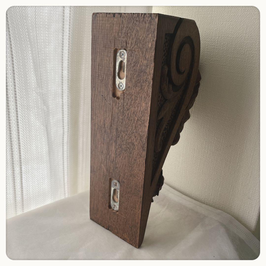 オランダ　Castle Furniture オーク手彫りコーベル　2個セット