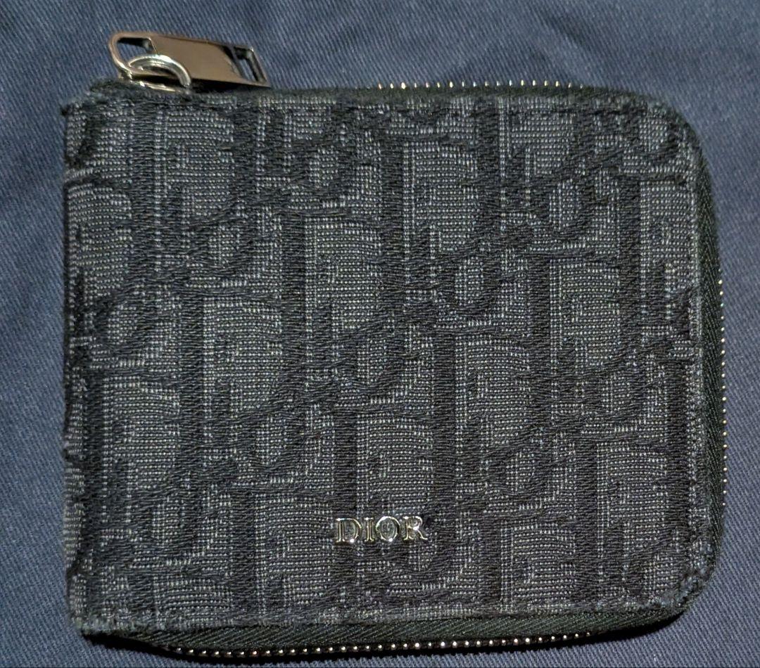 DIOR　ジップウォレット オブリーク ジャカード