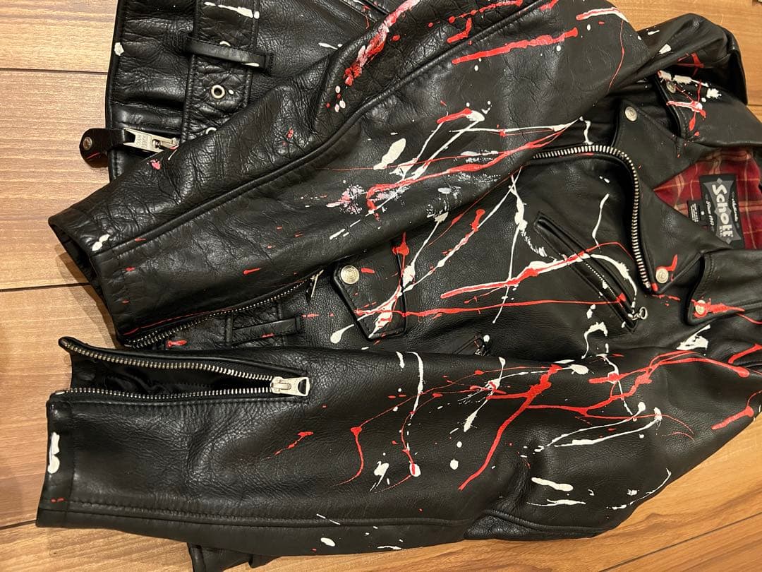 schott per21 626VN S レザーダブルライダースジャケット