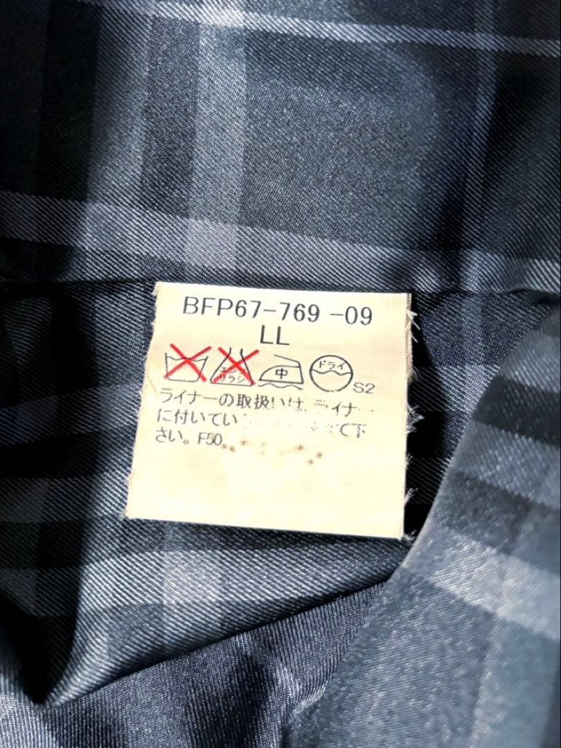 美品【BURBERRY GOLF】ステンカラーコート/ノバチェック/大きめ/LL