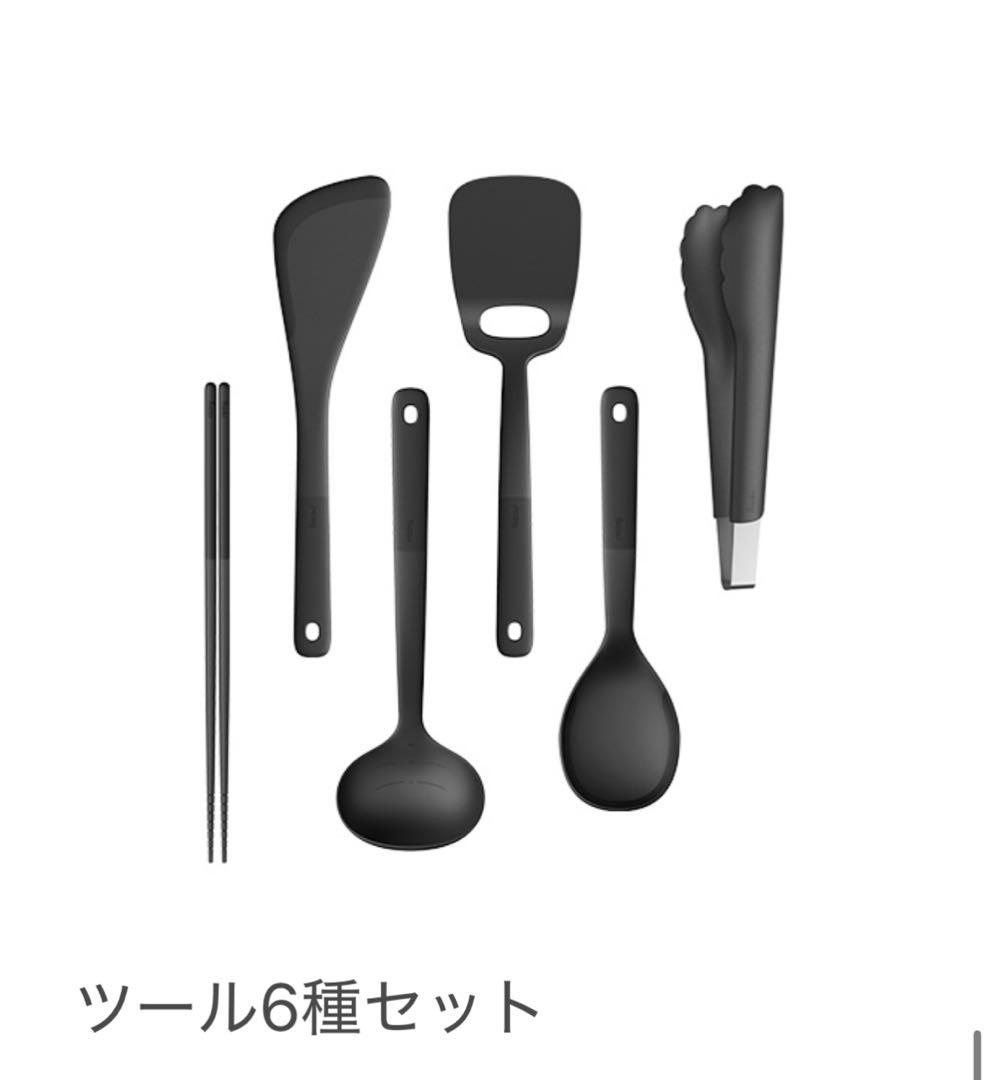 E☆シリコン製キッチンツールセット 6種