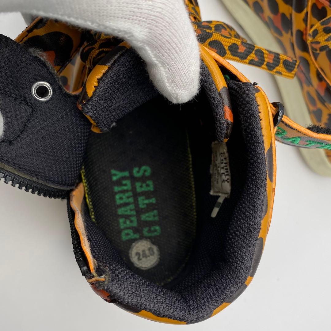 新品同様　極上美品　パーリーゲイツ　お買い得品　定価30,800円　綺麗ヒョウ柄