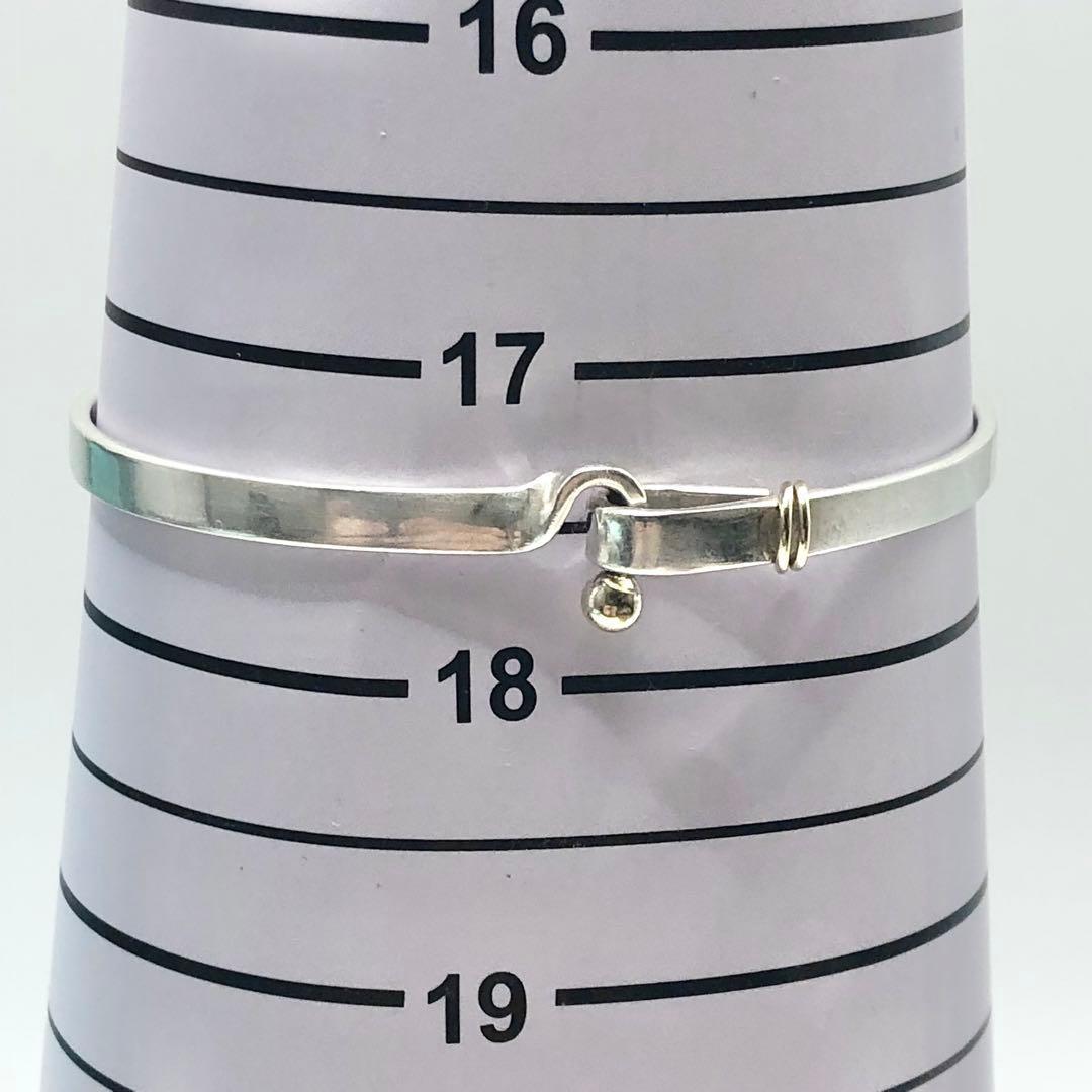 ティファニー　フック&アイ　コンビ　バングル　750×925 保存袋付き