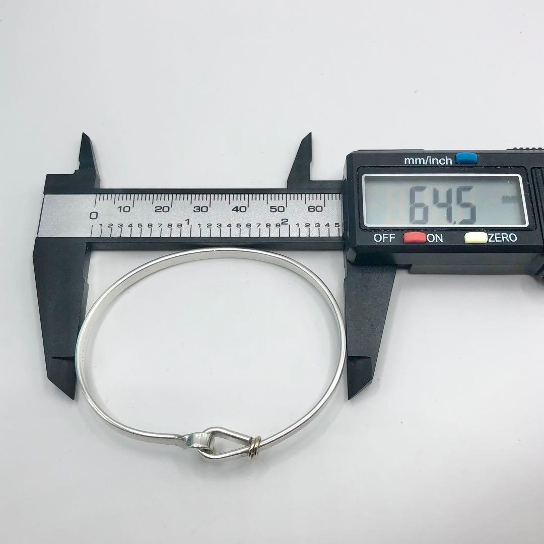 ティファニー　フック&アイ　コンビ　バングル　750×925 保存袋付き