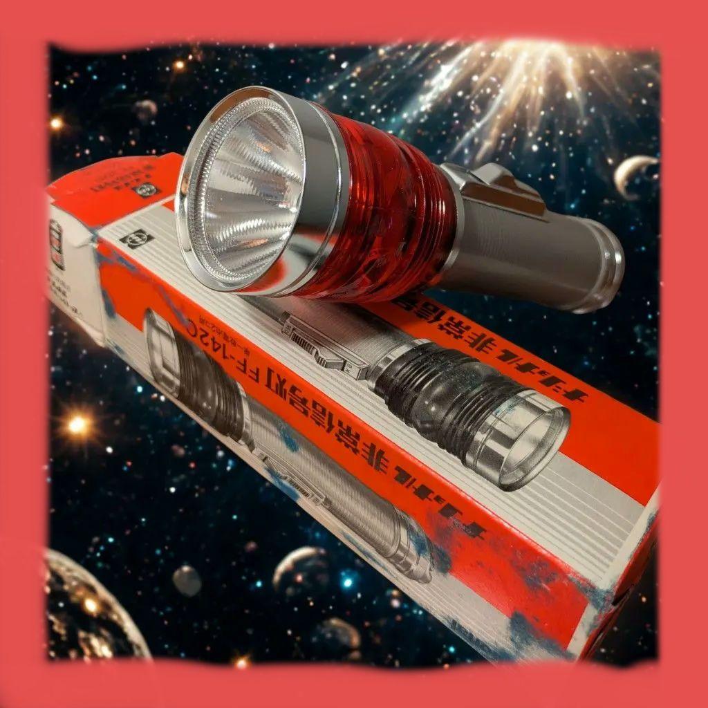 NationalナショナルライトFF-142C 銀/赤vintage