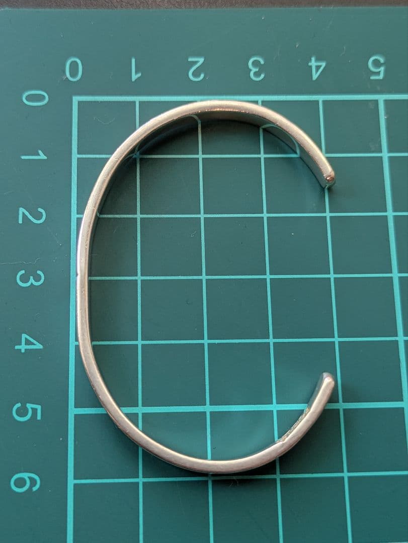 美品アリゾナフリーダム5mm シルバーバングル　ARIZONA FREEDOM