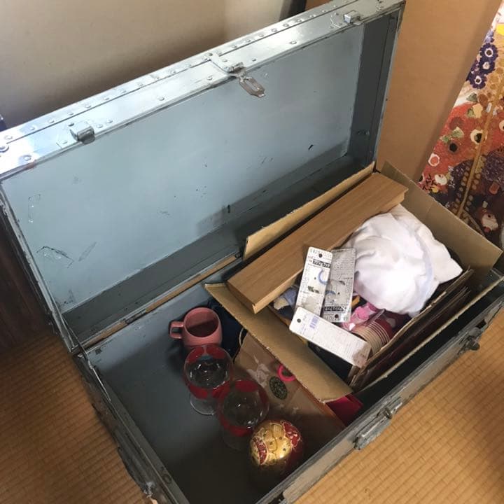 年始発送のみ　ヴィンテージローテーブル収納箱ソファ70年代アメリカ