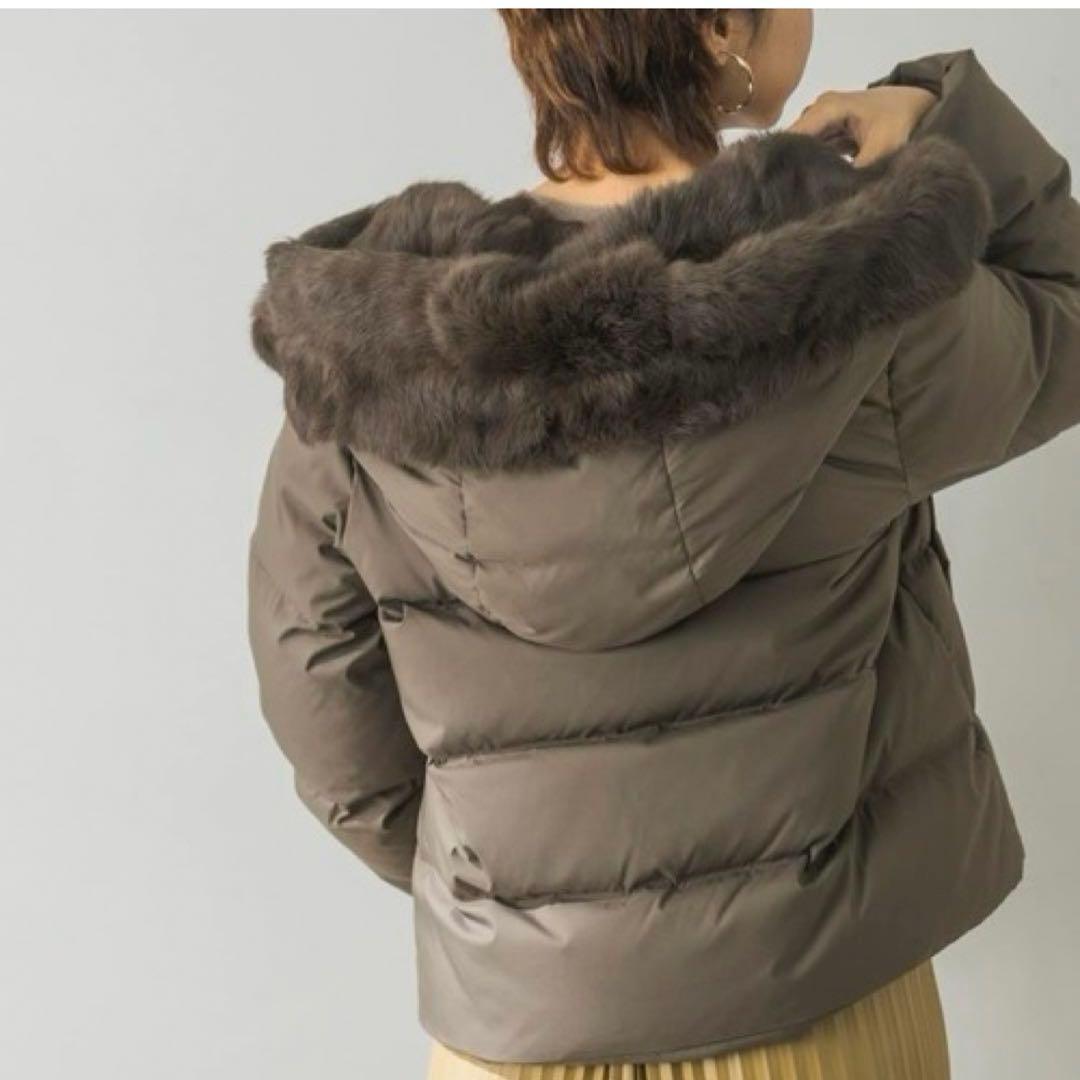 極美品☆希少☆アーバンリサーチ　ダウンジャケット　ショート　ラビットファー　38