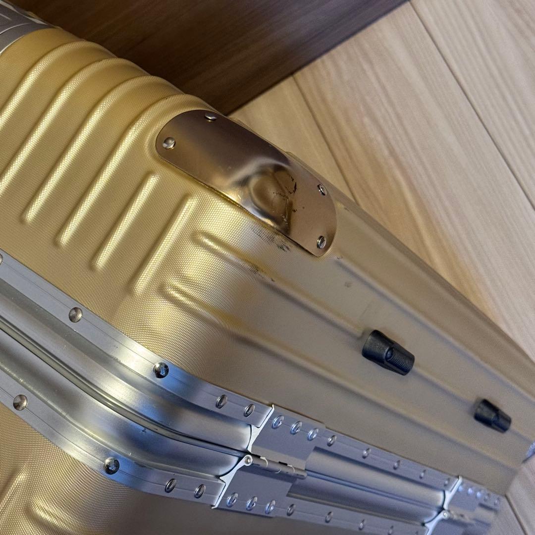 VARNIC ゴールド キャリーケース Mサイズ (73L) スーツケース