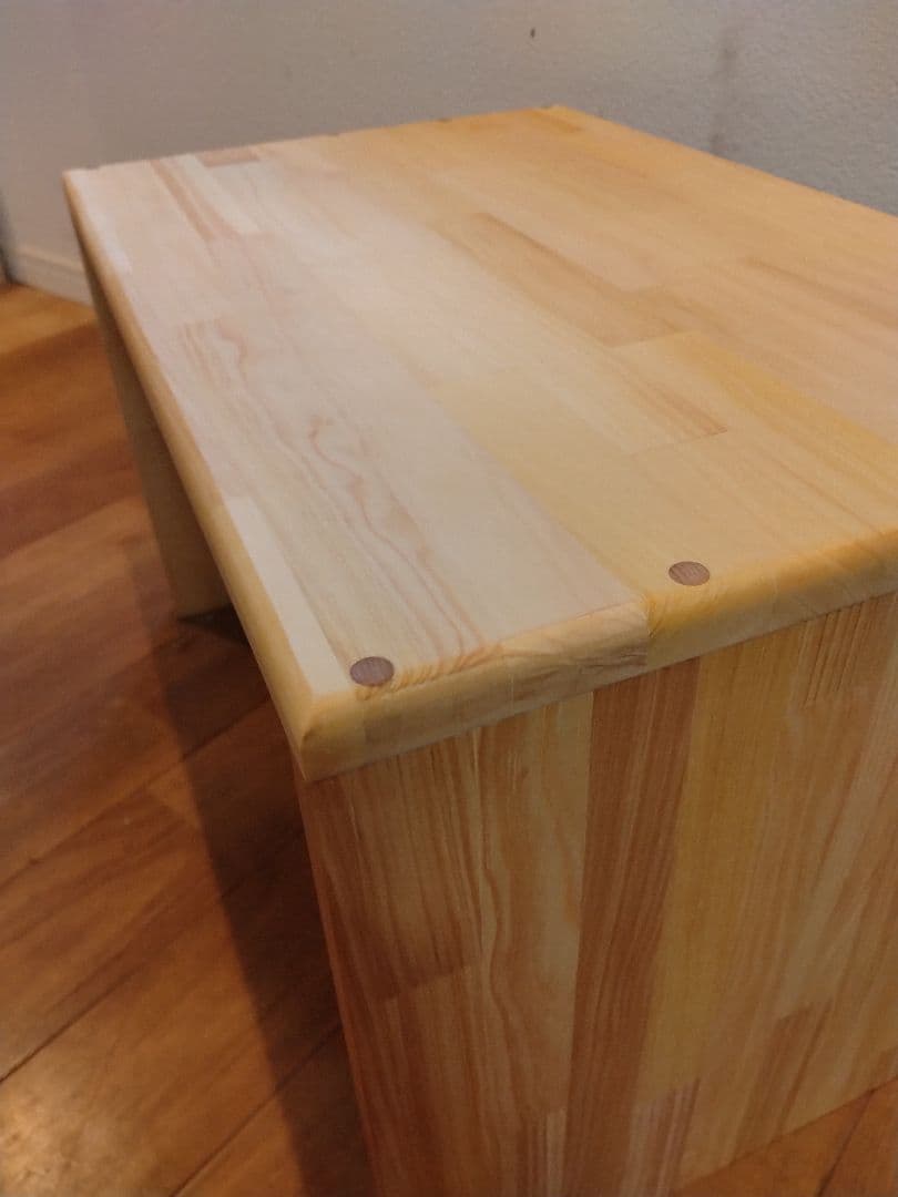 木製　ハンドメイド　オーダー　コの字　スツール　ベンチ　サイドテーブル　シェルフ