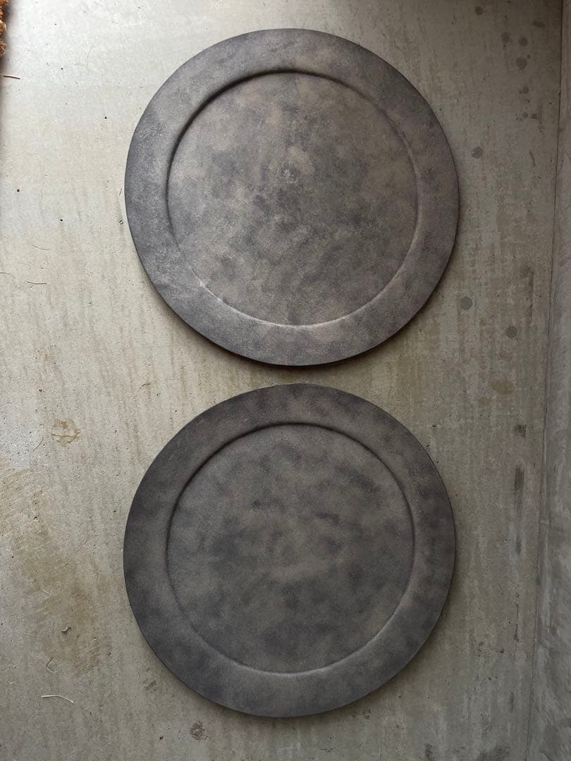 あ*い様 吉田次朗　８寸25cmリムプレート2枚セット